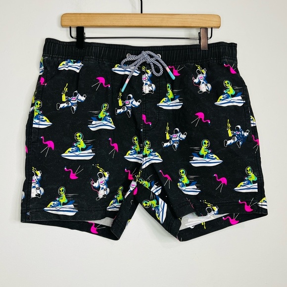 Party Pants Intergalactic Classic Swim Trunks L - Picture 1 of 5